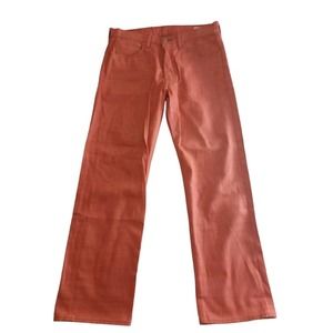 Levis 501 Jeans White Oak Cone Denim Mens Size 32 30 Red On White Fresh Hip Hop